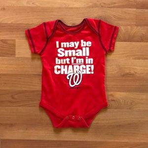⭐️ 3/ $10 Washington Nationals Baby Onesie